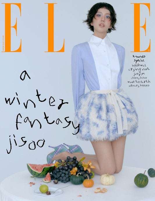 BLACKPINK JISOO - ELLE KOREA MAGAZINE 2025 DECEMBER ISSUE D TYPE (JISOO COVER)