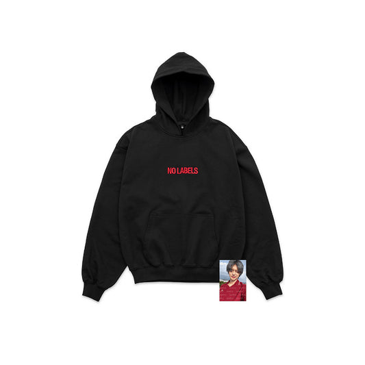 TXT YEONJUN - NO LABELS: PART 01 OFFICIAL MERCH HOODIE (BLACK)