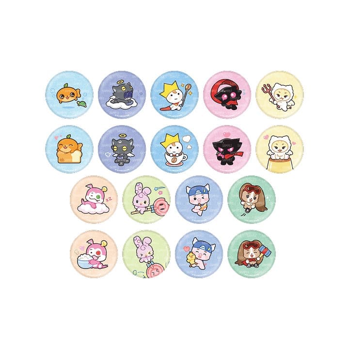 &TEAM - TEAMILY OFFICIAL MERCH CAN BADGE