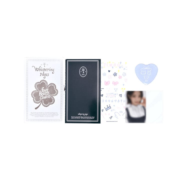HEARTS2HEARTS - FOUR HEARTS CLUB OFFICIAL MERCH SECRET DIARY SET