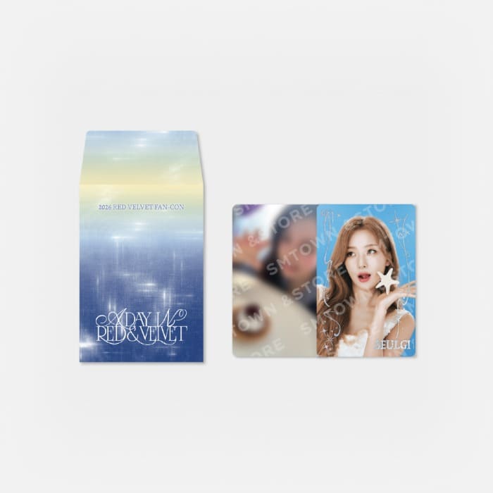 RED VELVET - FAN CONCERT A DAY IN RED & VELVET OFFICIAL MERCH RANDOM TRADING CARD