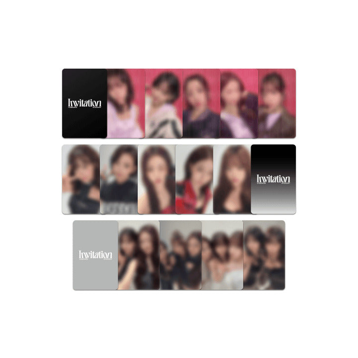 LE SSERAFIM - INVITATION VR CONCERT OFFICIAL MERCH LENTICULAR PHOTOCARD PACK