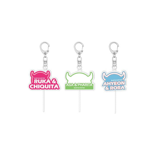 BABYMONSTER - BAEMON HOUSE OFFICIAL MERCH ACRYLIC KEYRING SET