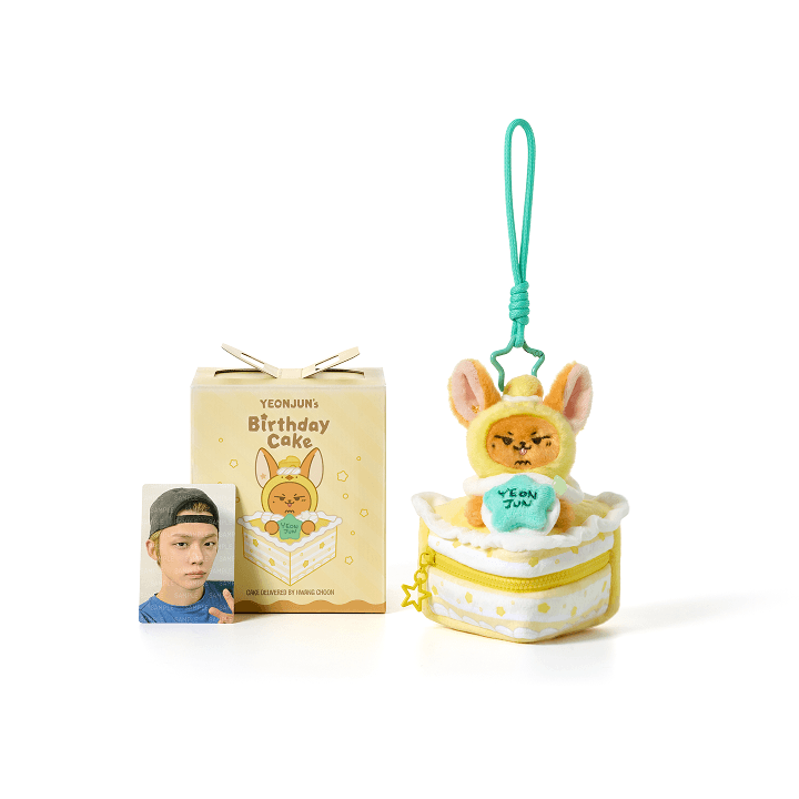 TXT - BIRTHDAY CAKE OFFICIAL MERCH YEONJUN HWANG CHOON CAKE POUCH