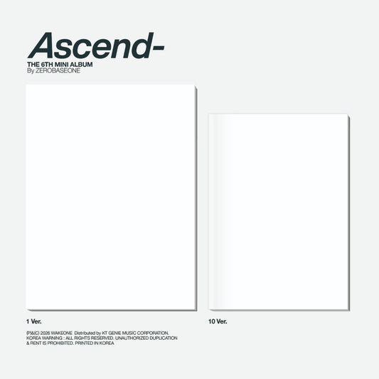 ZEROBASEONE - 6TH MINI ALBUM ASCEND- (PHOTOBOOK VER.)