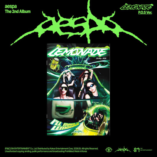 AESPA - 2ND FULL ALBUM LEMONADE (P.O.S VER.)