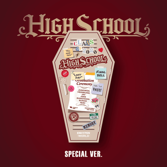 ENHYPEN - ENHYPEN WORLD COUPON CARD COLLECTION HIGH SCHOOL SPECIAL VER.