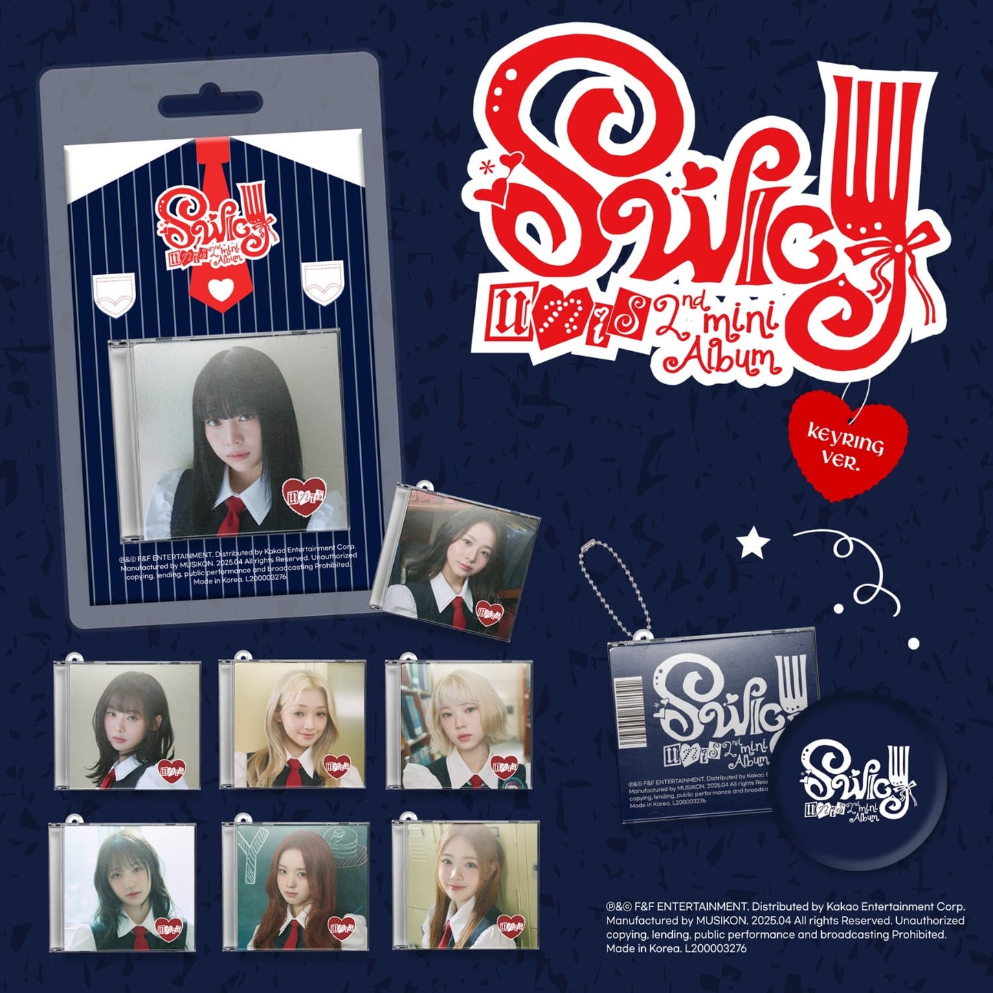 UNIS - 2ND MINI ALBUM SWICY (KEYRING VER.)