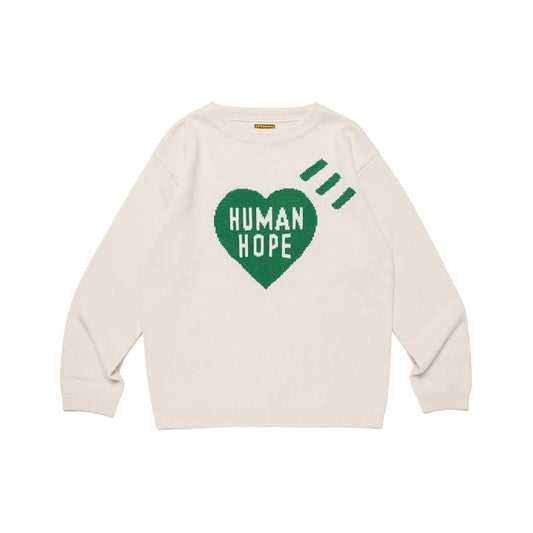 BTS J-HOPE X HUMAN MADE - HUMAN HOPE OFFICIAL MERCH HEART KNIT SWEATER