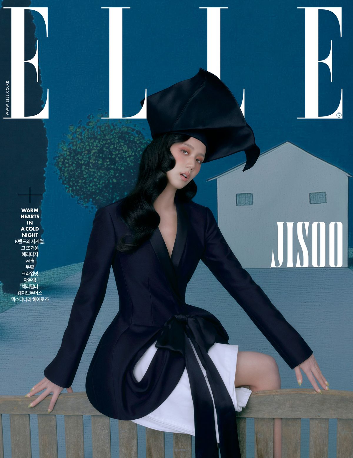 BLACKPINK JISOO - ELLE KOREA MAGAZINE 2025 DECEMBER ISSUE E TYPE (JISOO COVER)