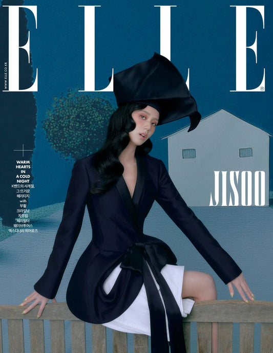 BLACKPINK JISOO - ELLE KOREA MAGAZINE 2025 DECEMBER ISSUE E TYPE (JISOO COVER)