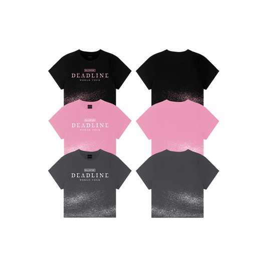 BLACKPINK - WORLD TOUR DEADLINE OFFICIAL MERCH BLACKPINK TOUR CROP TEE