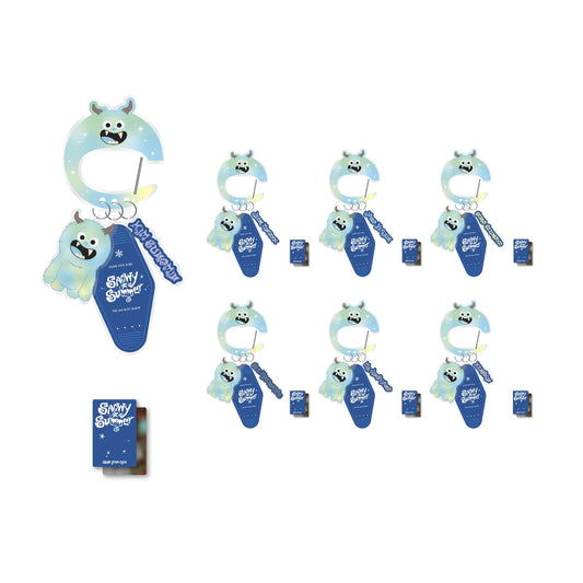 CLOSE YOUR EYES - SNOWY SUMMER OFFICIAL MERCH CARABINER KEYRING