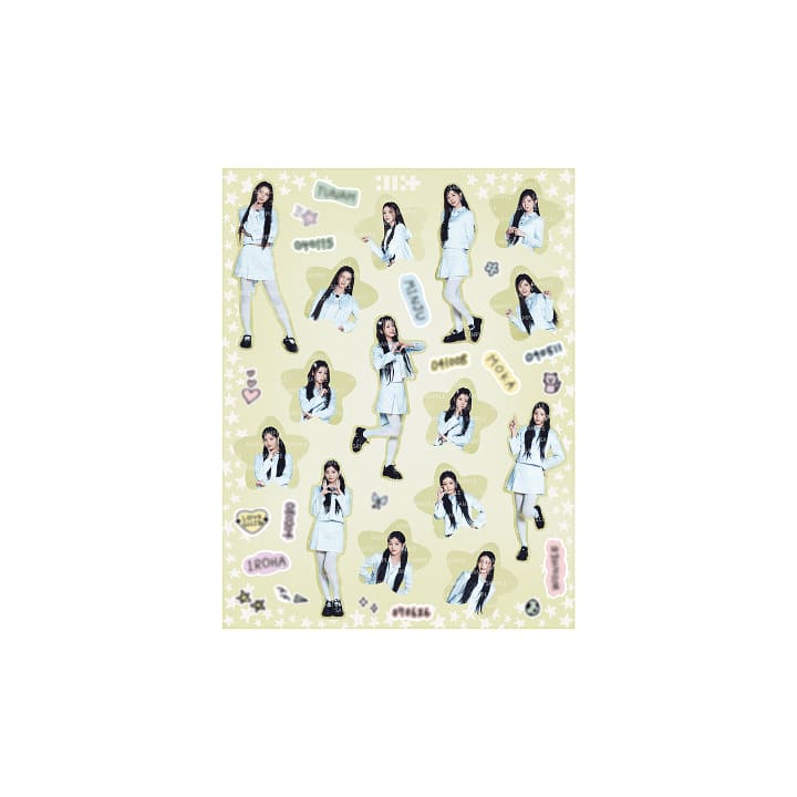 ILLIT - 2025 ILLIT GLITTER DAY IN SEOUL OFFICIAL MERCH STICKER SET ...