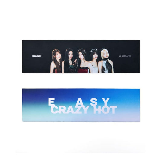 LE SSERAFIM - EASY CRAZY HOT OFFICIAL MERCH SLOGAN (MULTI)