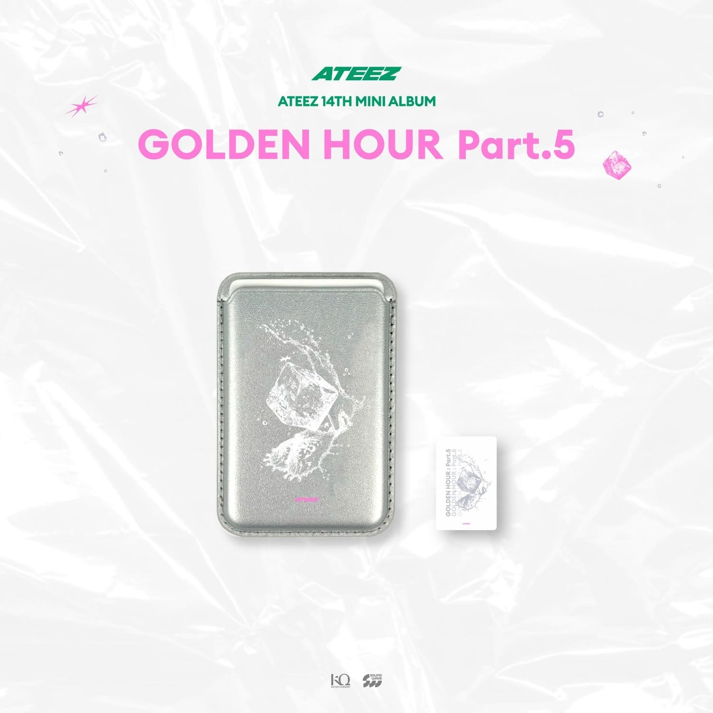 ATEEZ - 14TH MINI ALBUM GOLDEN HOUR : PART.5 POP-UP STORE OFFICIAL MERCH MAGNETIC CARD CASE