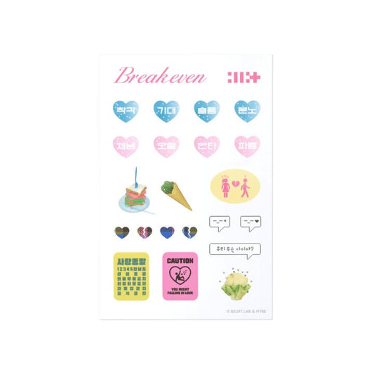 ILLIT - BREAK EVEN OFFICIAL MERCH MESSAGE STICKER SET