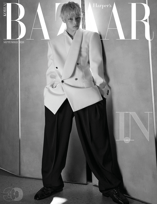 STRAY KIDS I.N - HARPER'S BAZAAR KOREA MAGAZINE 2026 SEPTEMBER ISSUE A TYPE (I.N COVER)