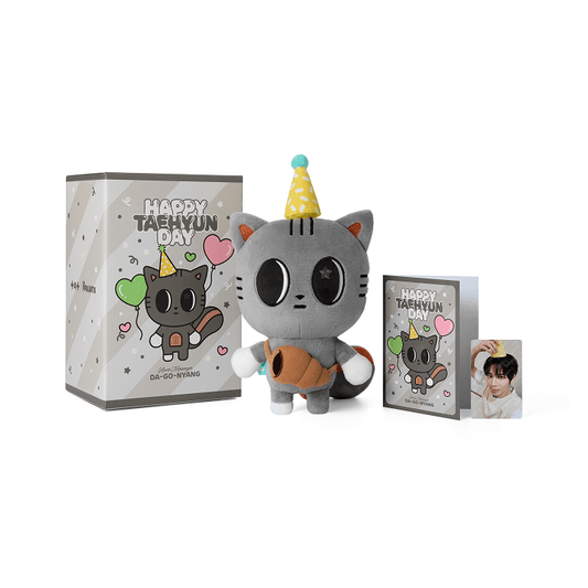 TXT TAEHYUN - HEART MESSENGER OFFICIAL MERCH DA-GO-NYANG PLUSH SET
