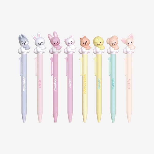 STRAY KIDS - WORLD TOUR RUN IT SEOUL OFFICIAL MERCH SKZOO FIGURE PEN