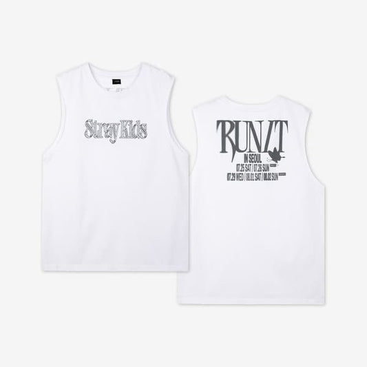 STRAY KIDS - WORLD TOUR RUN IT SEOUL OFFICIAL MERCH SLEEVELESS TOP