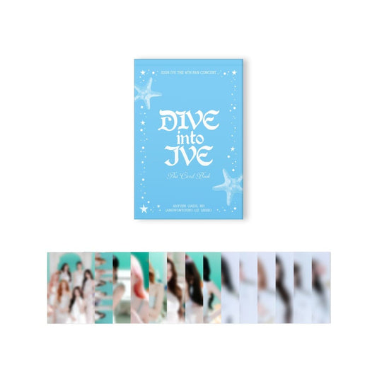 IVE - 4TH FAN CONCERT DIVE INTO IVE OFFICIAL MERCH POST CARD BOOK
