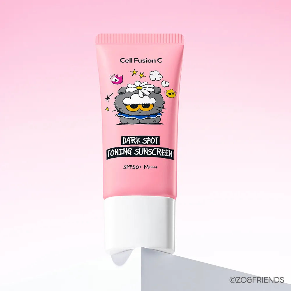 CELL FUSION C - DARK SPOT TONING SUNSCREEN ZO&FRIENDS EDITION TWIN PACK 35ML+35ML (+10ML+KEYRING)