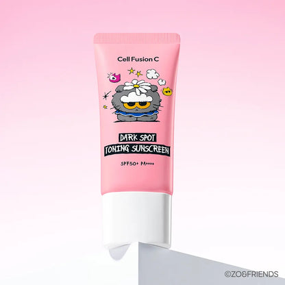 CELL FUSION C - DARK SPOT TONING SUNSCREEN ZO&FRIENDS EDITION TWIN PACK 35ML+35ML (+10ML+KEYRING)