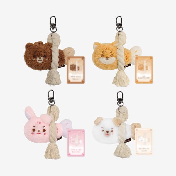 DAY6 - 10TH ANNIVERSARY TOUR THE DECADE FINALE IN SEOUL OFFICIAL MERCH PETIT DENIMALZ PLUSH KEYRING LUCK VER.