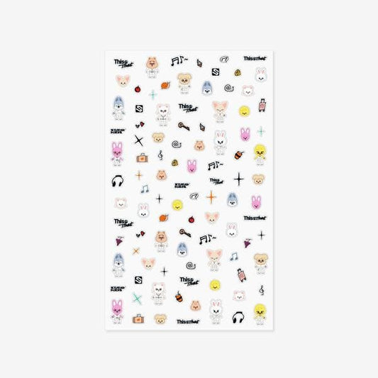STRAY KIDS - THIS & THAT OFFICIAL MERCH SKZOO MICRO STICKER