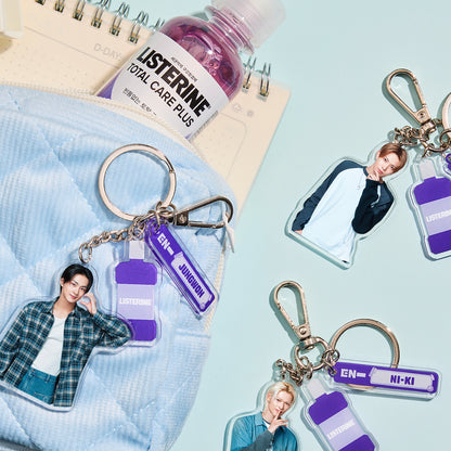 ENHYPEN X LISTERINE - MOUTHWASH TOTAL CARE CAVITY CARE MILD 750ML (+ENHYPEN RANDOM KEYRING)