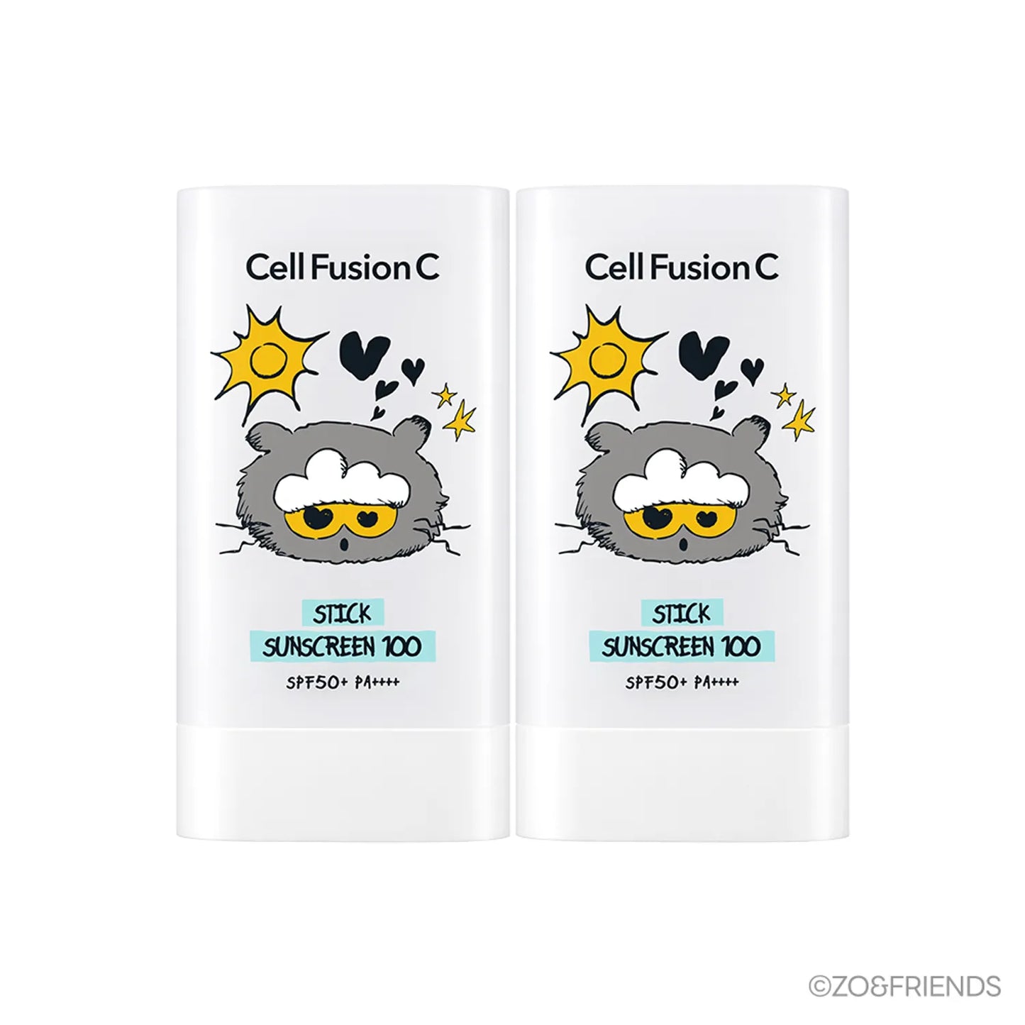 CELL FUSION C - STICK SUNSCREEN 100 ZO&FRIENDS EDITION DOUBLE PACK 19G+19G
