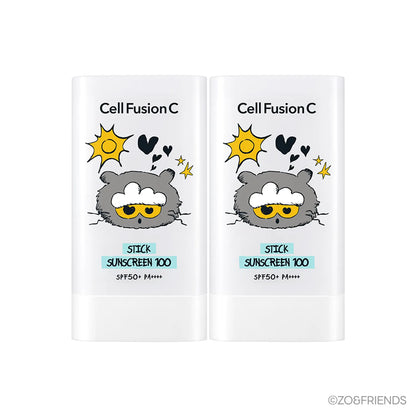 CELL FUSION C - STICK SUNSCREEN 100 ZO&FRIENDS EDITION DOUBLE PACK 19G+19G