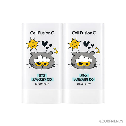 CELL FUSION C - STICK SUNSCREEN 100 ZO&FRIENDS EDITION DOUBLE PACK 19G+19G
