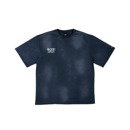 ENHYPEN - WORLD TOUR BLOOD SAGA US EXCLUSIVE OFFICIAL MERCH NA ROUTING S/S T-SHIRT (BLUE VER.)