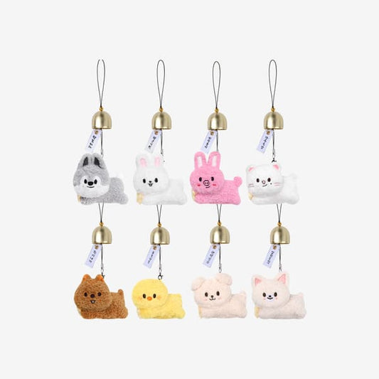 STRAY KIDS - WORLD TOUR RUN IT SEOUL OFFICIAL MERCH SKZOO PLUSH DOOR BELL KEYRING