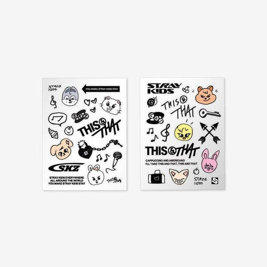 STRAY KIDS - THIS & THAT OFFICIAL MERCH TATTOO STICKER
