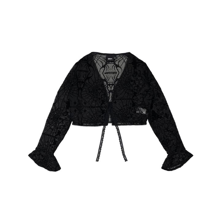 ENHYPEN - WORLD TOUR BLOOD SAGA US EXCLUSIVE OFFICIAL MERCH LACE BOLERO CARDIGAN