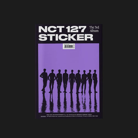NCT 127 - 3RD FULL ALBUM STICKER (STICKER VER.)