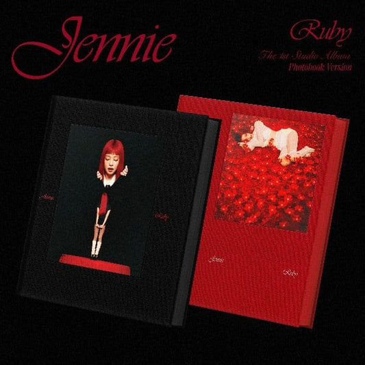 BLACKPINK Jennie 1st Solo Album Ruby Photobook version with Photobook, Photocard