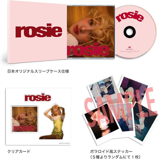 BLACKPINK ROSE 1st Studio Album rosie Japan Exclusive version with Polaroids