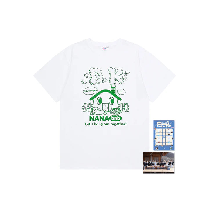 SEVENTEEN - NANA BNB WITH SEVENTEEN OFFICIAL MERCH T-SHIRT DK