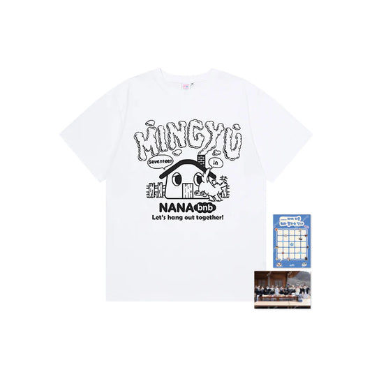 SEVENTEEN - NANA BNB WITH SEVENTEEN OFFICIAL MERCH T-SHIRT MINGYU