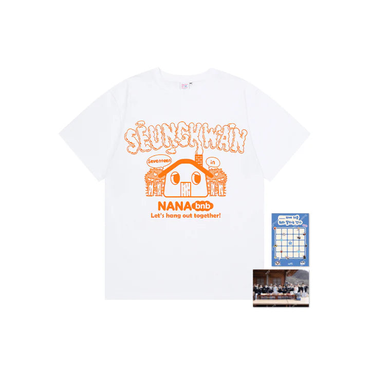SEVENTEEN - NANA BNB WITH SEVENTEEN OFFICIAL MERCH T-SHIRT SEUNGKWAN