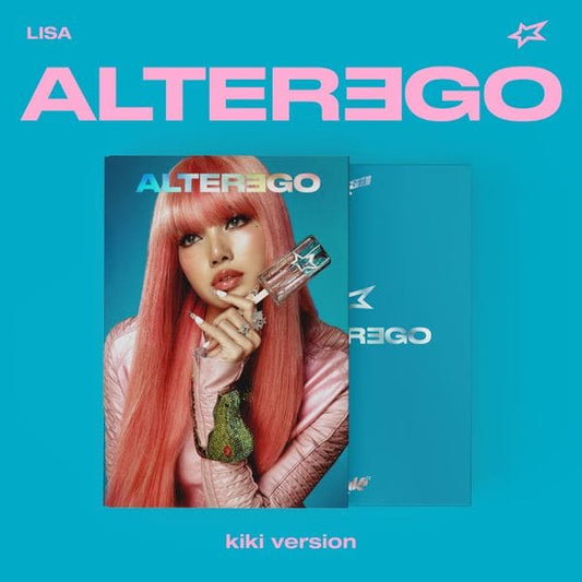 BLACKPINK LISA 1st Solo Album ALTER EGO Photobook version kiki version with photocards